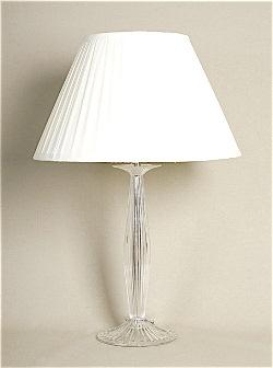 ALEXANDERS 38CM CRYSTAL FLUTE LAMP SCONCE CANDLESTICK LAMP